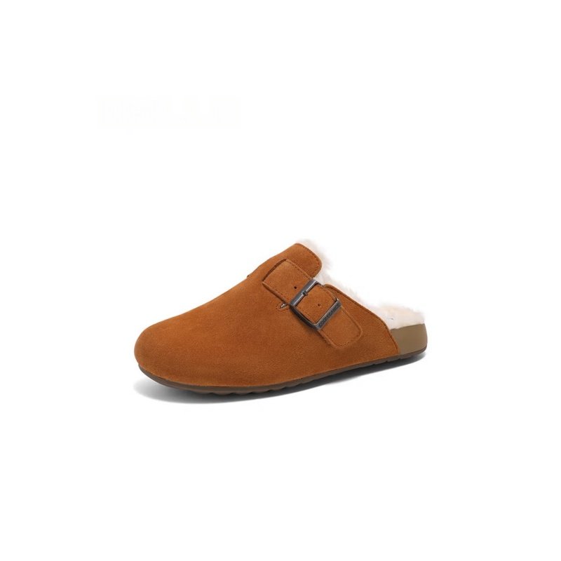 "Toast" Peninsula Mules - Ergonomic Soft-Cushion Leather Clogs (8NR01-mr) - Image 10