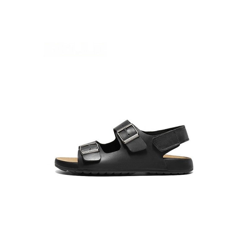 Trendy Leisure Sandals - Premium Leather Beach Slides (8RF01) - Image 10