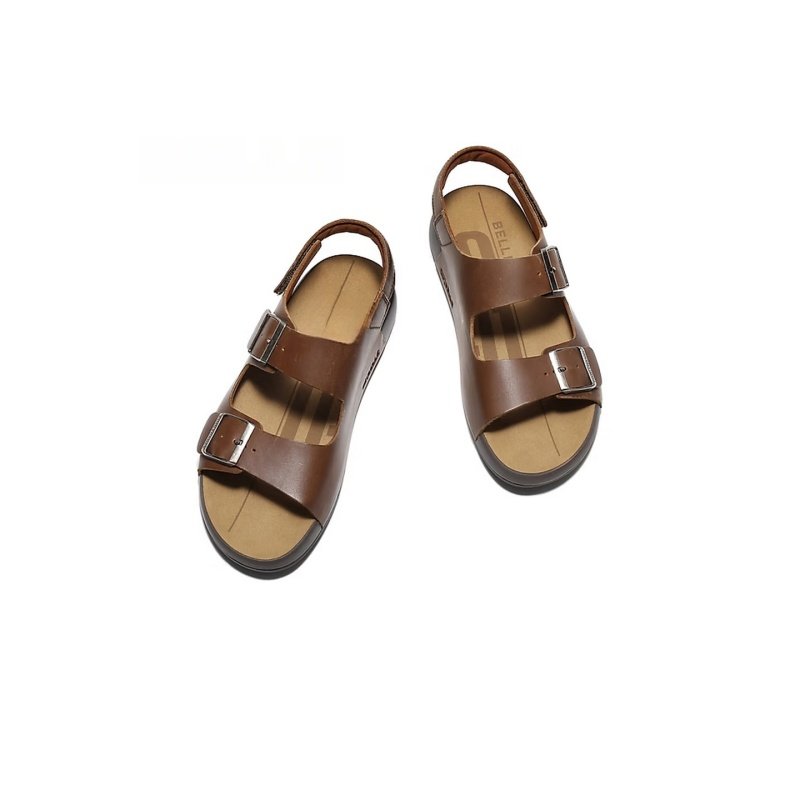 Trendy Leisure Sandals - Premium Leather Beach Slides (8RF01) - Image 3