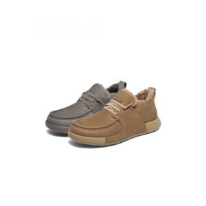 "Toast" Cube Leather Leisure Shoes - High-Rebound Heritage Sneakers (8WJ01-mr)