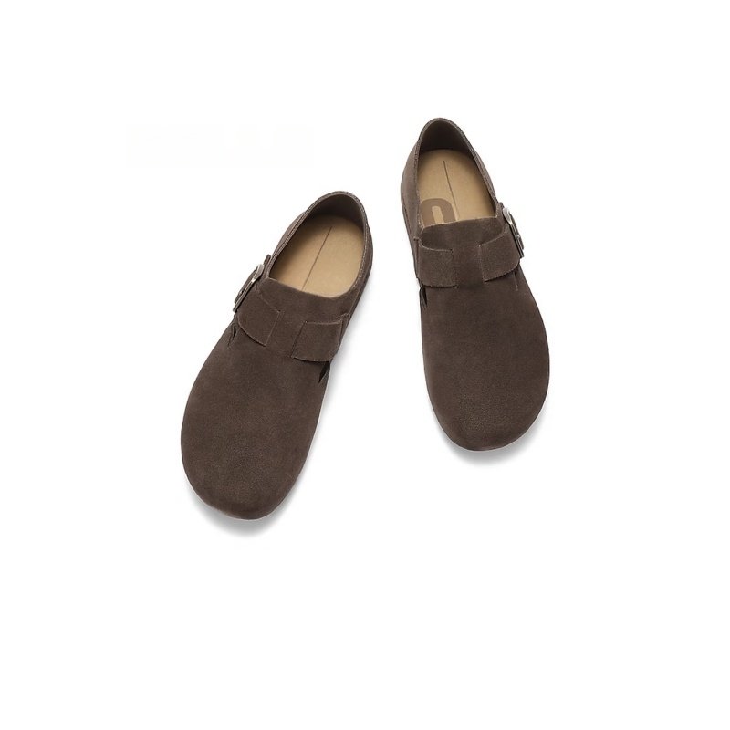 "Toast" Full-Cover Clogs - Elevated Platform Genuine Leather Mules (A2195) - Image 7