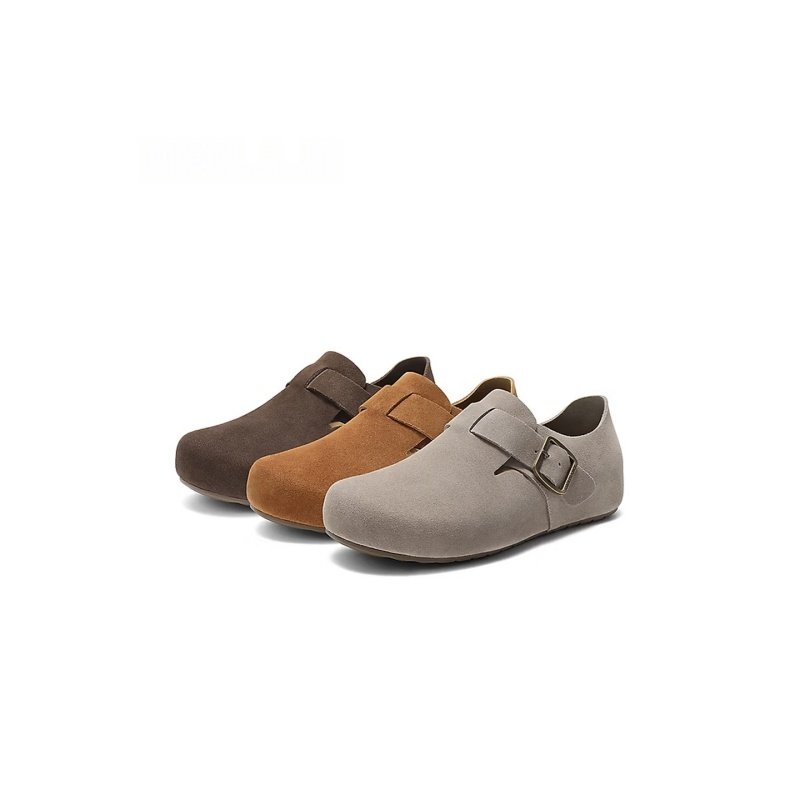 "Toast" Full-Cover Clogs - Elevated Platform Genuine Leather Mules (A2195) - Image 8