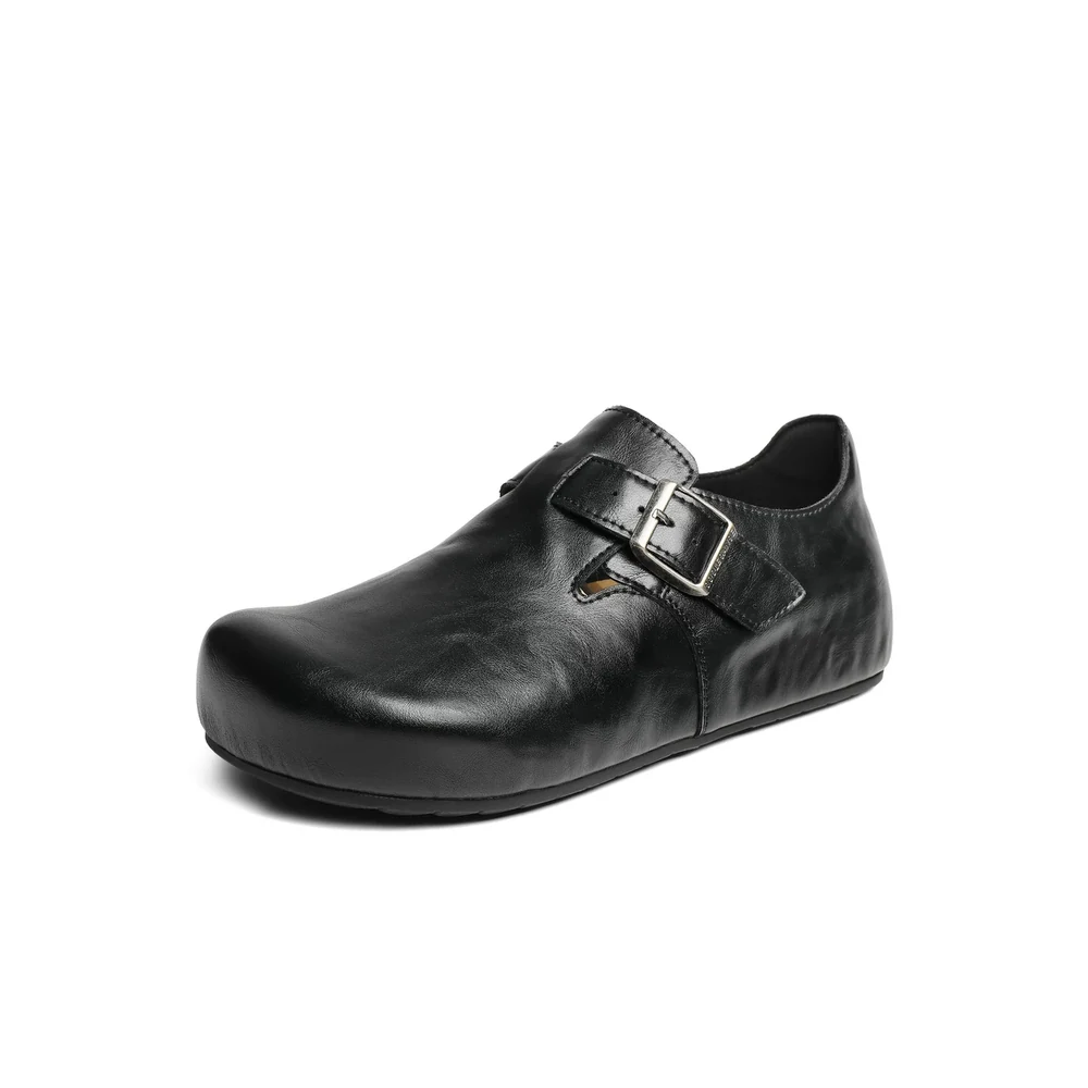 Private Label Creased Buckle Shoes — A2479 A2479