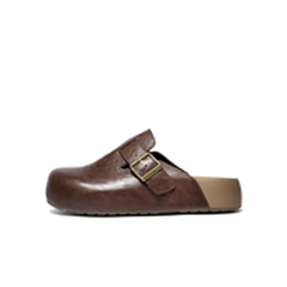 Square-Toe Buckle Mule Supplier — A2409 A2409