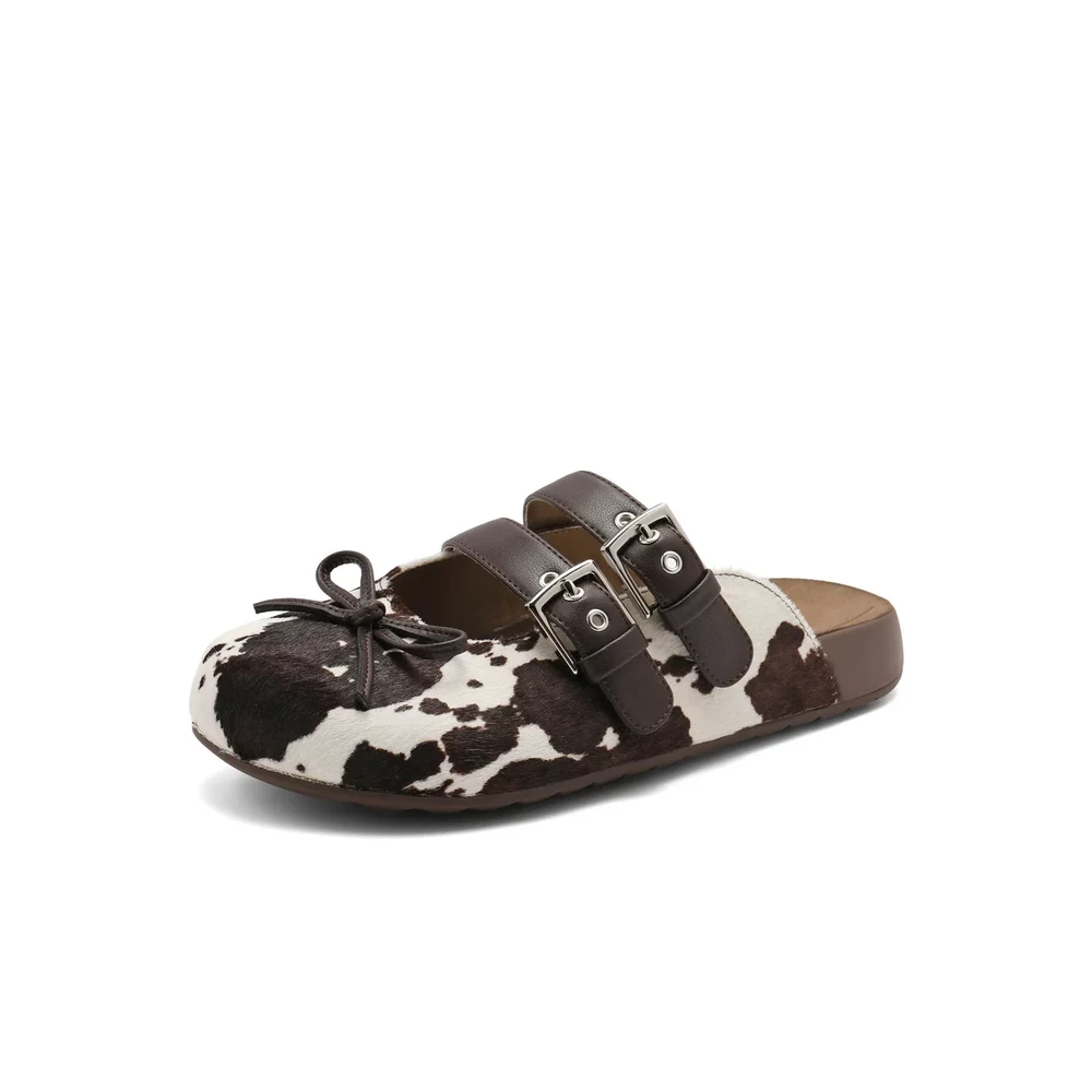 Cow-Print Mule Supplier — B2212 B2212