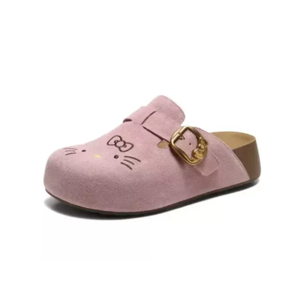 Custom Cutout Buckle Mules — F6C1D F6C1D