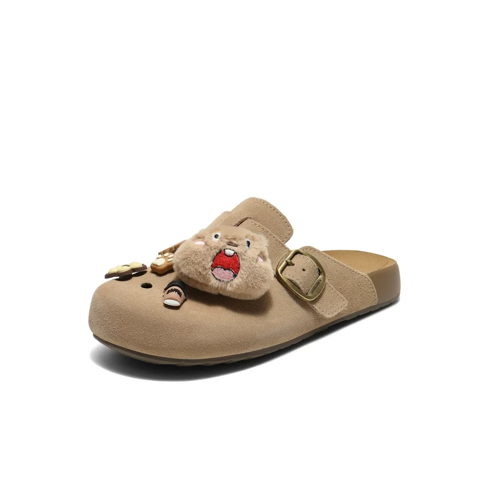 Custom Decorated Buckle Mules — E3J1D E3J1D