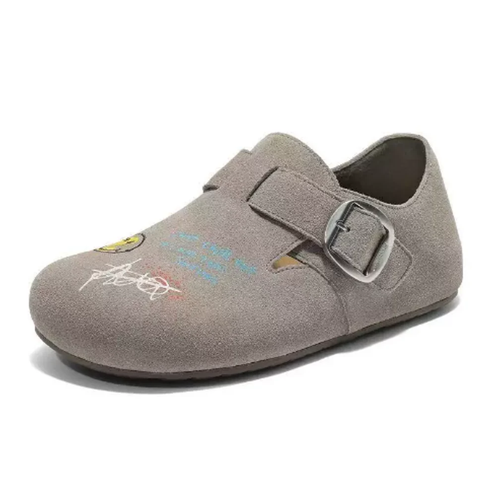 Custom Embroidered Buckle Shoes — E7W1D E7W1D