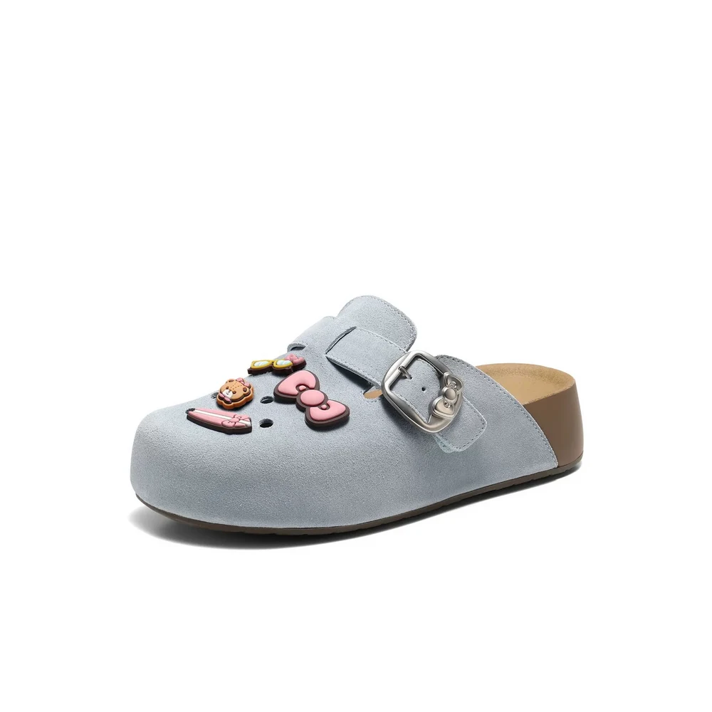 Custom Motif-Detail Mules — F6D1D F6D1D