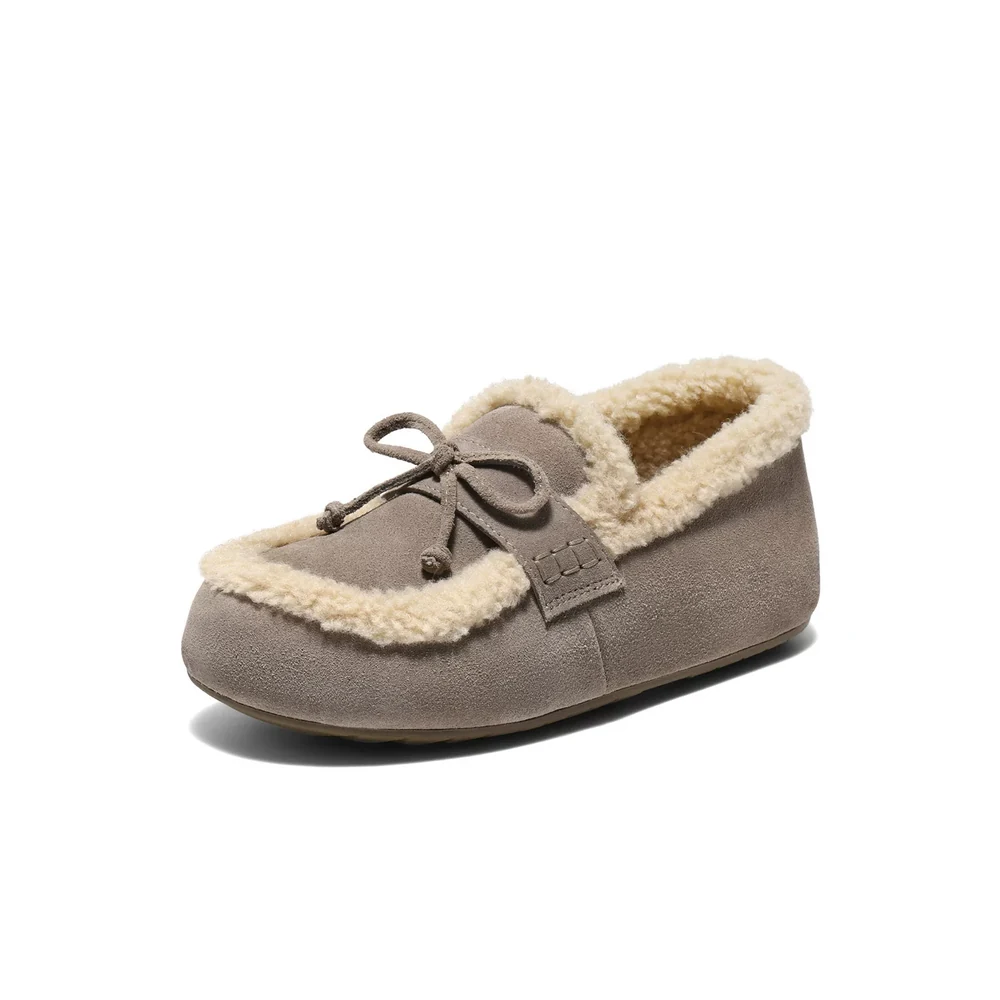 Private Label Plush-Seam Moc Shoes — B2830 B2830