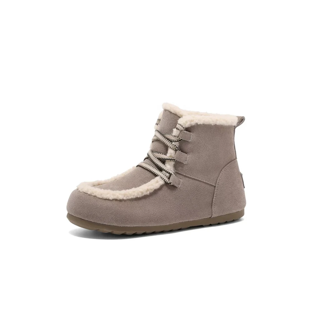Private Label Plush Moc-Toe Boots — B2365 B2365