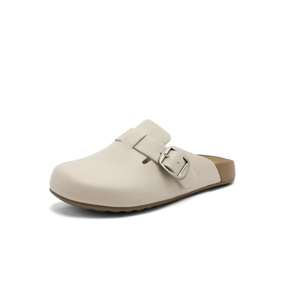 Smooth-Look Buckle Mule Supplier — B3K2D B3K2D