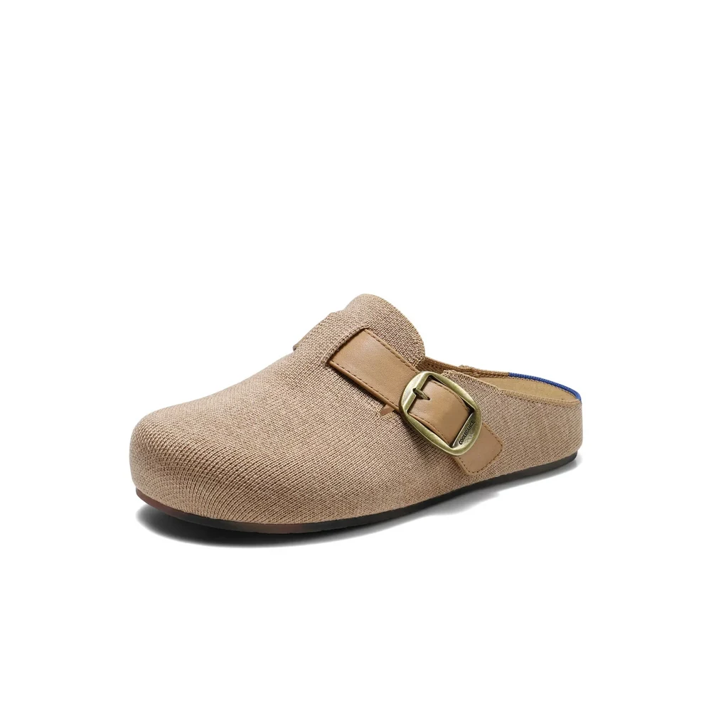 Custom Textured Buckle Mules — B3217 B3217