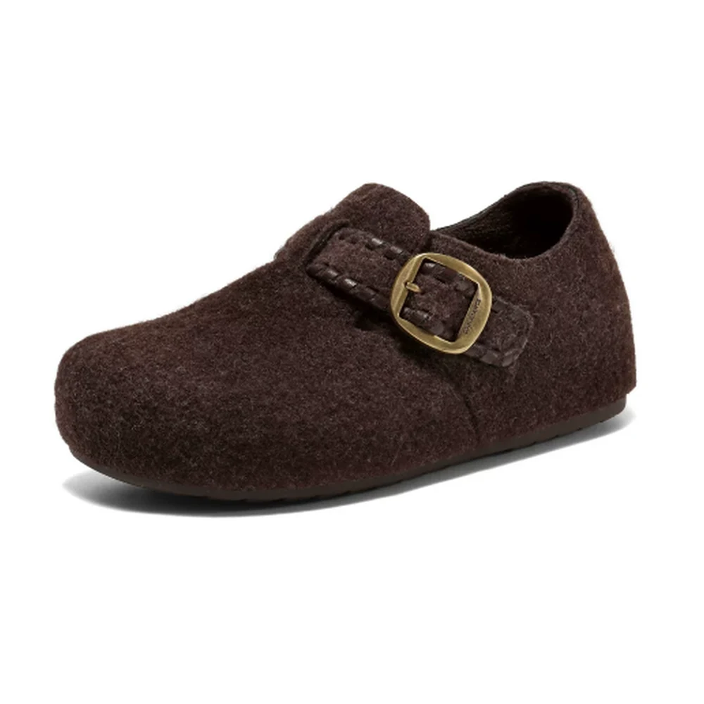 Textured Buckle Shoe Supplier — E6V2D E6V2D