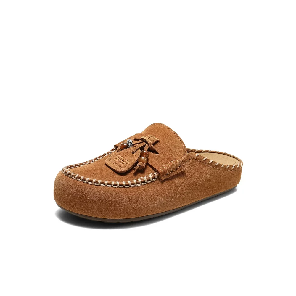 Custom Whipstitch Moc Mules — G1D1D G1D1D